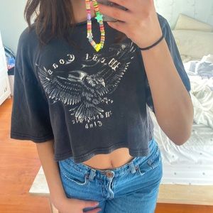 Garage west coast motorcycle club washed baggy tee⭐️🏍️☄️